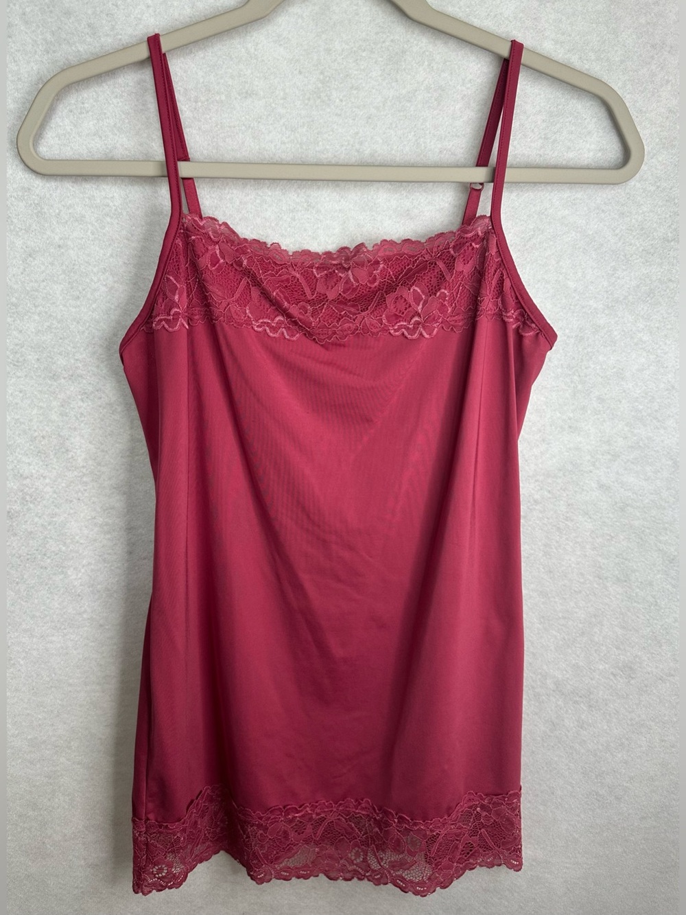 Maurices Mauve Lace Trim Camisole